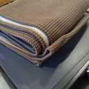 IOHOUZE Washable Area Rug 5x7 Non Slip Rubber Backed Rugs for Living Room, Dining Room Rugs Bedroom Rug, Woven Indoor Floor Carpet for Living Room Nursery Office, Brown