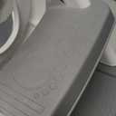 Potty Training Seat, SKYROKU Upgrade Toddler Toilet Seat for Kids Boys Girls, 2 in 1 Potty Training Toilet, Splash Guard Anti-Slip Pad Step Stool,New Sector-Shape Stabilized Base (Grey)