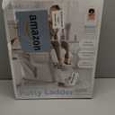 Jool Baby Potty Training Seat with 2 Step Ladder for Toddlers - Splash Guard, Adjustable Height (Gray)