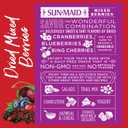 Sun-Maid Dried Mixed Berries - 15 oz Resealable Bag - Dried Cranberries, Cherries, Blueberries - Holiday Snacks and Charcuterie Boards