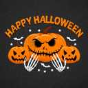 Women's Halloween Shirt:Pumpkin Art Patterns Crewneck Short Sleeve Halloween Party T-Shirt (XX-Large, Grey1)