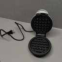 Dash Mini Waffle Maker- Compact Electric Iron for Creative Homemade Treats - PTFE nonstick surface - Easy-to-Clean - Perfect for Kids & Families - White