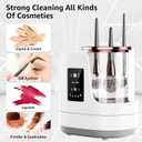 3-in-1 Electric Makeup Brush Cleaner & Dryer, Automatic Brush Cleaner Machine with Deep Cleaning & Adjustable Drying, USB-Powered for All Size Makeup Brushes, Blush Brushes & Sponges