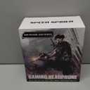 One Ear Gaming Headset for PS5/PS4/Xbox Series S/Xbox Series X, Wired Online Game Unilateral Headset, 50mm Drivers|Detachable Mic|3.5mm Headphone Jack for Switch Lite, Xbox One, Laptop/Phone