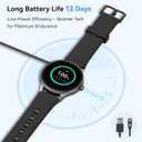 Smart Watches for Men/Women (2 Bands), 1.27 Round Smartwatch Fitness Tracker with Bluetooth Calls (Make/Answer), Heart Rate/SpO2/Sleep Monitor, 12 Days Battery, IP68 Waterproof