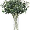 10PCS 32inch Artificial Olive Branches Long Thicken Faux Olive Stems Greenery Plants with Lifelike Olives and Silk Leaves for DIY Floral Crafts Office Wedding Home Decor (Vase Not Included)