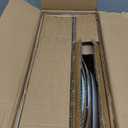 Bestone 12 Piece Round Kitchen Dinnerware Sets,Plates and Bowls sets,Dishes, Plates, Bowls, Dish SetPlates and Bowls,Service for 4, Chip Resistant Porcelain Starburst Turquoise Black