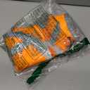 Dog Winter Coat with Fleece Lining for Small Dogs Warm Waterproof Windproof Snow Vest for Cold Weather, Reflective Blaze Orange Safety Dog Jacket, Easy-On Adjustable Fit with D Ring, Small