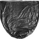 Aluf Plastics High Density Trash Bags, 60 Gallon, 150 Count, 22 Micron (eq), 38" x 60", Black, for Bathroom, Office, Industrial, Commercial, Janitorial, Municipal, Recycling
