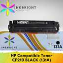 InkBright CF210A Black Toner Cartridge for Printer Laserjet Pro 