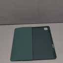 kenke Case for iPad Pro 13 Inch (M4) 2024 7th Generation with Pencil Holder, Slim Trifold Smart Cover with Soft TPU Back, Supports Pencil Pro and Pencil(USB-C), Auto Sleep/Wake, Dark Green