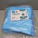 MED PRIDE Disposable Chux Pads 23in X 36in, Super Absorbent Bed Pads for Incontinence, Underpads for Adults, Kids, Pets (50 Count (Pack of 1) Blue/White)