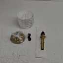 KDG Cordless Portables Table Lamp, LED Fabric Shade Small Desk Lamps, 4000mAh Battery Powered Lighting, 2700K Stepless Dimmable Light for Living Room, Dining Room, Bedroom, Bedside (Bronze)