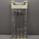 Hershii Tension Shelf Expandable Rod Closet System Heavy Duty Clothes Hanger Adjustable DIY Storage Organizer Shoe Rack (60-100cm/23.62-39.37inches, Ivory)