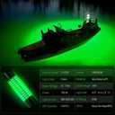 150W 20000LM Green Underwater Fishing Light,Submersible LED Light with Tow Rope for Dock Boat Shore Night Fishing,Fresh & Salt Water Fish Attractor Light 33ft Cable
