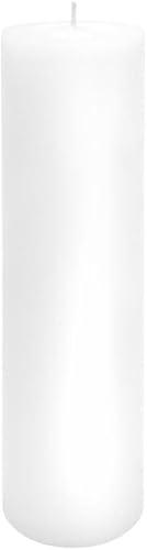 Jayone Excelife White Pillar Candle (D: 2.75 in, H: 11.5 in), Unscented Candle, for Home Decor, Weddings, Dinner and Christmas, Rustic Style, Large Big Candles