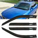 Rainproof Side Window Wind Deflectors for 2000-2005 Buick Lesabre, Tape-on Sun Rain Guard Sets,Nice Looking Window Visors for Cars,Vent Deflector for 00-05 Buick Lesabre 94259