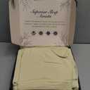 DECOLURE 100% Viscose Derived from Bamboo Sheets King Size 4pcs - Ultra Soft & Luxuriously Cooling, 17" Deep Pocket, Double Stitching, Perfect for Hot Sleepers - King Bed Sheets (Creme)