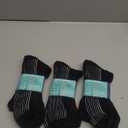 Sunew 3 Pairs Viscose Bamboo Socks, Unisex Cushioned Comfortable Crew Workout Hiking Socks