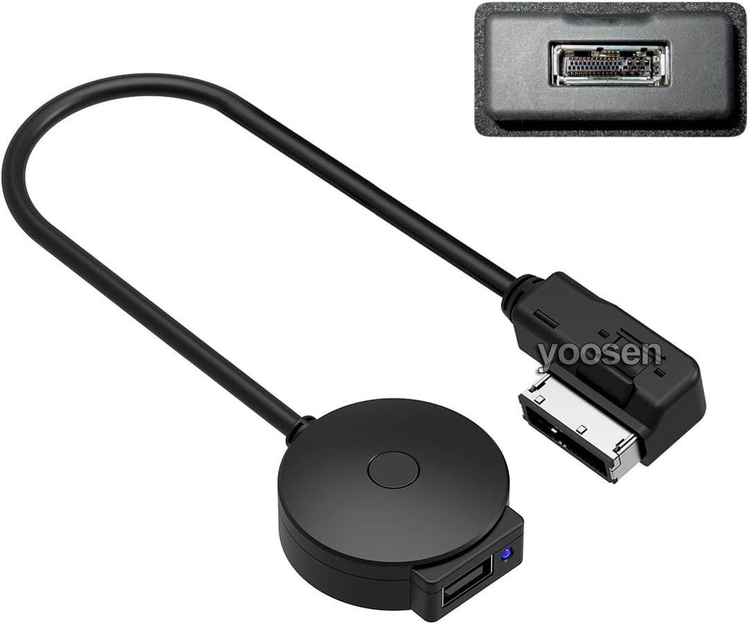 Bluetooth Adapter Cable for Mercedes Benz Media Inerface MMI System Pair USB Android iPhone iPad iPod Touch Smartphone etc.