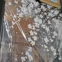 KLAKLA Wall Art for Living Room - White Plum Blossom Brown Trunk Natural Landscape Wall Decor Framed Picture Artwork for Wall Modern Paingings Extra Large Wall Art,Brown + Black Frame, 48"L x 24"W