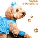 Self-Adhesive Vet Bandage Wrap, First Aid for Dogs & Horses, Multi-Use for Gear Grip & Cable Organizing, Individually Wrapped, 2 Inch, 8 Rolls, Spring Bloom Paw