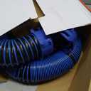 DUMPMAN 20 FT RV Sewer Hose Kit, Sewer Hose for RV Camper - Includes 2 Attachable 10 ft Sewer Hose with Swivel Fitting, 90 Degree Clear View Sewer Adapter, and 4 Storage Caps
