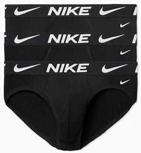 Nike Men's Essential Micro Stretch Hip Brief Underwear (3-Pack), Large