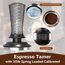 7 PCS Espresso Accessories, 54mm Espresso Tamper Tools, Coffee Distributor, WDT Tool Espresso Machine Accessories, Food Grade Silicone Espresso Tamping Mat, Dosing Funnel, Cleaning Brush & Puck Screen