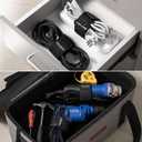 Trilancer Elastic Cinch Straps with Anti-Slip Strips, 14 "x 2" (6 Pack) Multipurpose Hook and Loop Bundling Straps for Hose, Cords, Bike, Luggage, Camping, Yoga Mats