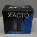 X-ACTO Pencil Sharpener, School Pro Electric Pencil Sharpener, With Six Size Dial, XL Shavings Bin, Black, 1 Count - Heavy Duty, Teacher and School Supplies