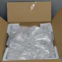 LEDIARY 20 Inch Low Profile Ceiling Fans with Lights and Remote, Fandelier Ceiling Fan Flush Mount, 3000K-6000K Dimmable LED Fan Light, White Modern Ceiling Fans with Lights for Bedroom