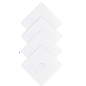 4 Pcs Sublimation Blanks for Graduation Cap Grad Decorations Premium Hardboard MDF Grad Cap Blanks Graduation 2025 Gifts Accessories 9.3" x 9.3"