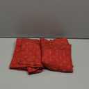 ZWJD Christmas Pillow Covers 20x20 Set of 2 Soft Polyester Textured Pillowcases with Stylish Flange Edge Cozy Farmhouse Christmas Pillows for Couch Bed Sofa Living Room (Red)