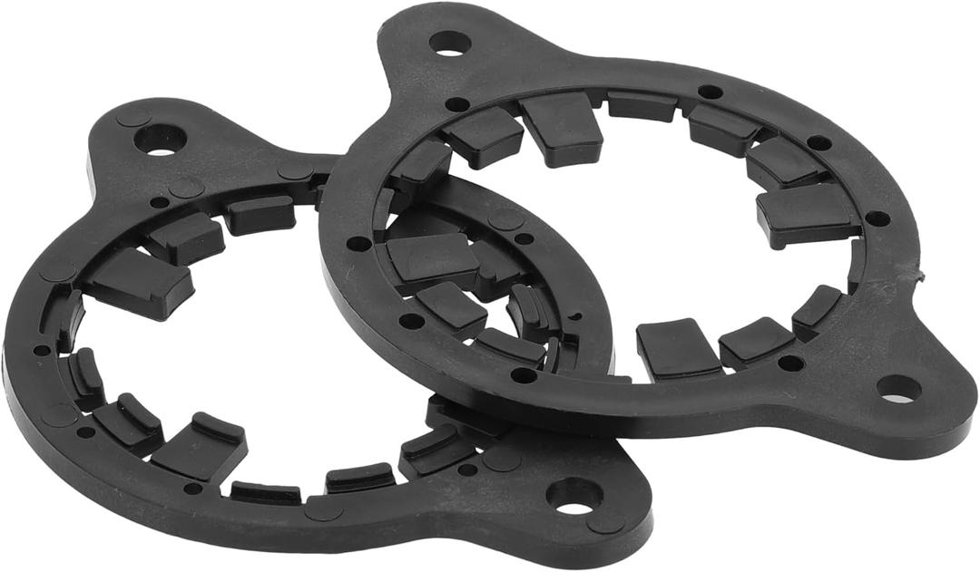 Speaker Spacer Ring Midrange Speaker Spacer Adapter for Toyota Waterproof Black 2 Pcs