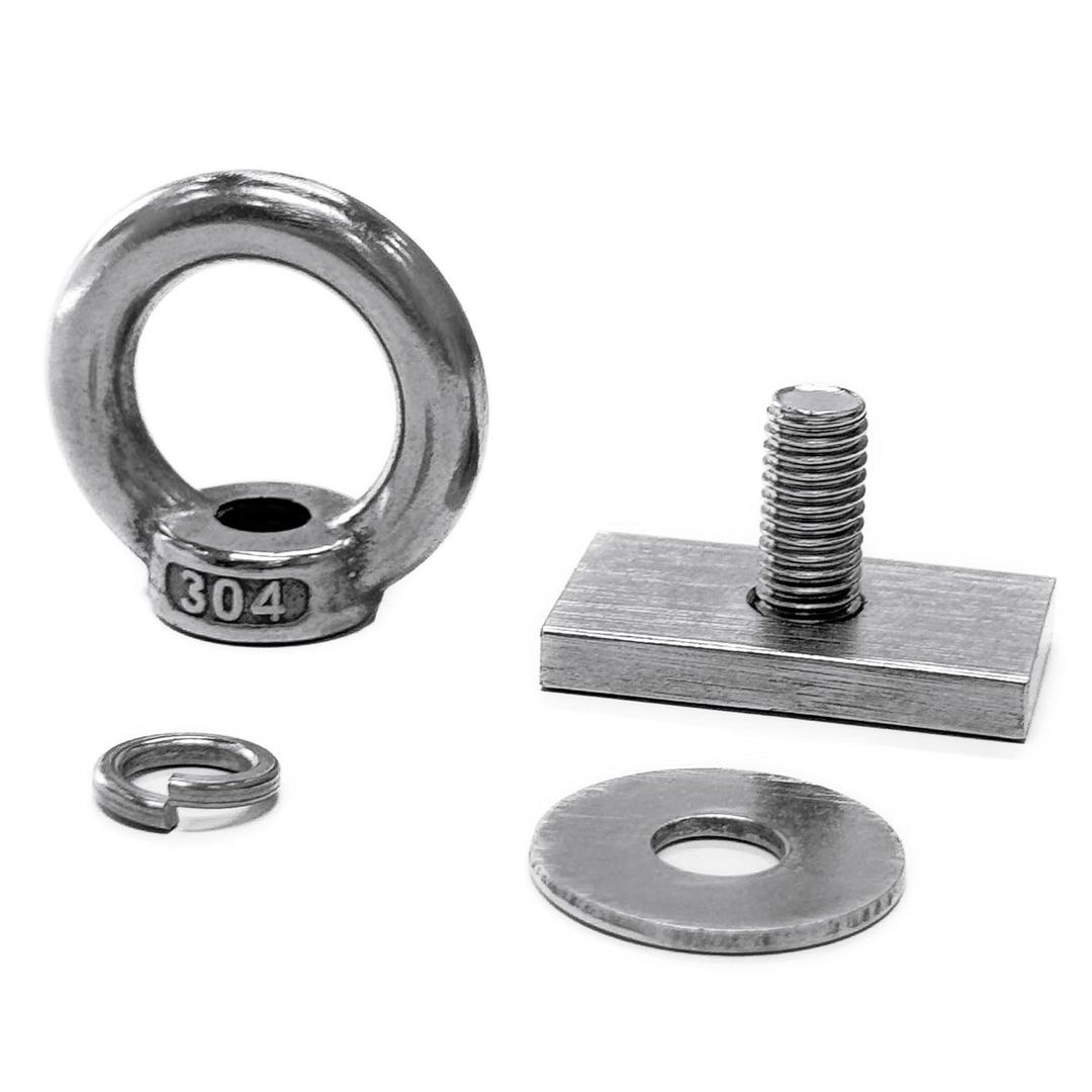 Shoulder Eye Bolt, 4 Pack Heavy-Duty Stainless Steel Eye Bolt (Model 2)
