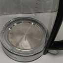 Cosori Electric Kettle, No Plastic Filter & Spout, 1.8Qt Tea Kettle & Hot Water Boiler For Coffee & Tea, Water Heater & Teapot, Automatic Shut Off, Borosilicate glass, Black, 1500W