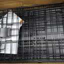 Amazon Basics Portable, Foldable Metal Wire Dog Crate with Removable Tray, Double Door, Divider Panel, Easy to Assemble, 22 x 13 x 16 in, Black
