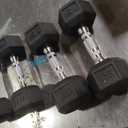 CAP Rubber Coated Dumbbell Weight Set with Rack | 100 lb, 150 lb, 210, 550 and 1200 lb Options