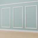 3 PCS Premade Wainscoting Panels peel and stick Accent Wall Panels For Interior Wall Decor Easy DIY Build And Batten Chair Rail & Picture Frame Door Decor (12 x 24 in)