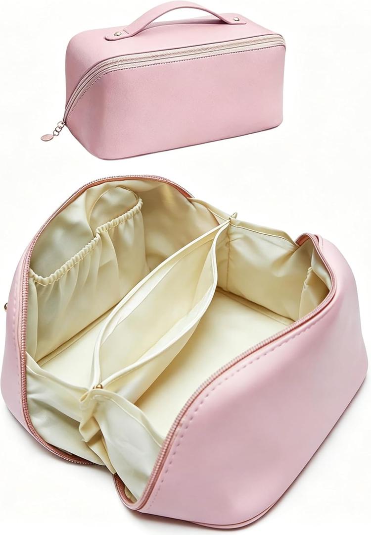 2 x Lunarsoft Makeup Bag Organizer,  Pink, Modern