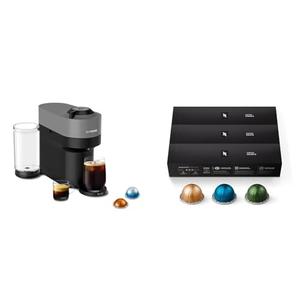 Nespresso Vertuo Pop+ Coffee and Espresso Maker by Breville, Dark grey Capsules, Vertuo Line