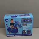 Waddle Hip Hoppers Large Bouncy Hopper Inflatable Hopping Animal Bouncer, Supports Up to 250 Pounds, Ages 5 and Up (Blue Dragon)