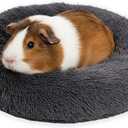 Guinea Pig Beds, Small Animal Bedding, Cozy Bed Mat, Thickened and Warm Winter Guinea Pig Beds for Dwarf Rabbits, Chinchillas, Hamsters, Hedgehogs, Ferrets Dark Grey
