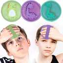 Hilph Kids Ice Packs for Boo Boos, Reusable Todder Ice Packs Hot Cold Compress with Soft Backing for Kids Injuries, 3 Packs Dinosaur Hot & Cold Gel Pack for Bumps & Bruises, Wisdom Teeth