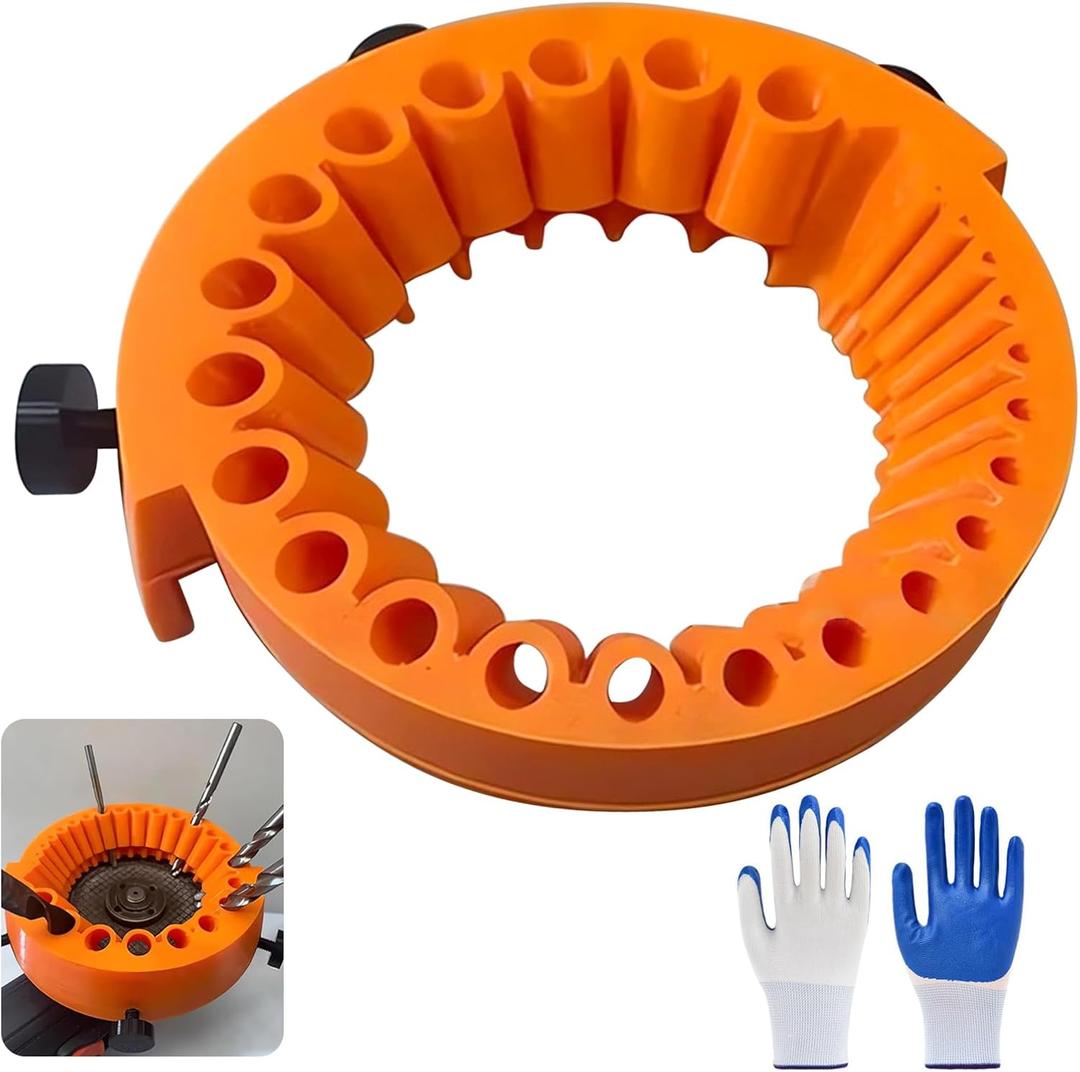 Handheld Drill Bit Sharpener for All Bits - 2025 Upgrade Drill Sharpener, Compatible with 125 mm Angle Grinder, Afilador De Brocas Angle Grinder Drill Bit Sharpener for 2 to 13 mm Drill Bits