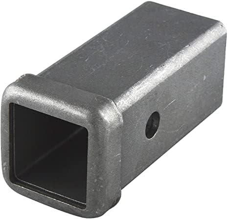 TOPTOW 64453 Trailer Hitch Receiver Tube 2-inch X 6-inch Length Combo Bar, Weld on Raw Steel