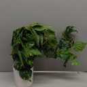 Waipfaru Fake Plants Artificial Plants Indoor, 1Pcs 34" Realistic Artificial Hanging Fake Pothos Vines Ivy Potted, Faux Pothos for Living Room Office Bedroom Bathroom Kitchen Shelves Indoor Home Decor