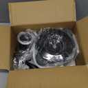 GANIZA Food Processors, Electric Food Chopper with Meat Grinder & Vegetable Chopper - 2 Bowls (8 Cup+8 Cup) with Powerful 450W Copper Motor - Includes 2 Sets of Bi-Level Blades for Fruits/Meat/Nuts (Black)