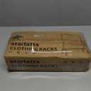 Rolling Clothing Racks for Hanging Clothes, Garment Rack for Clothes to Hang, Metal Portable Wardrobe Rack for Coats, Jackets, Shirts, Dress, Black